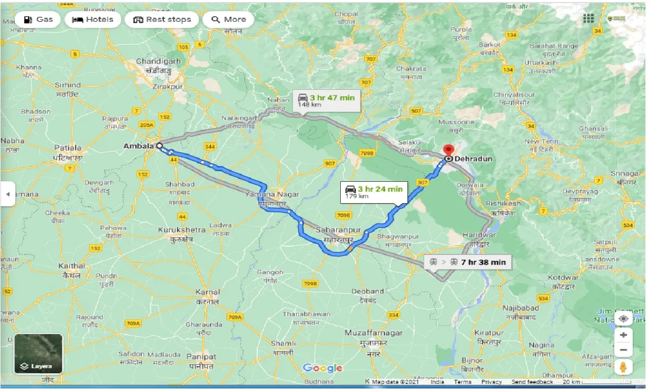 ambala-to-dehradun-round-trip