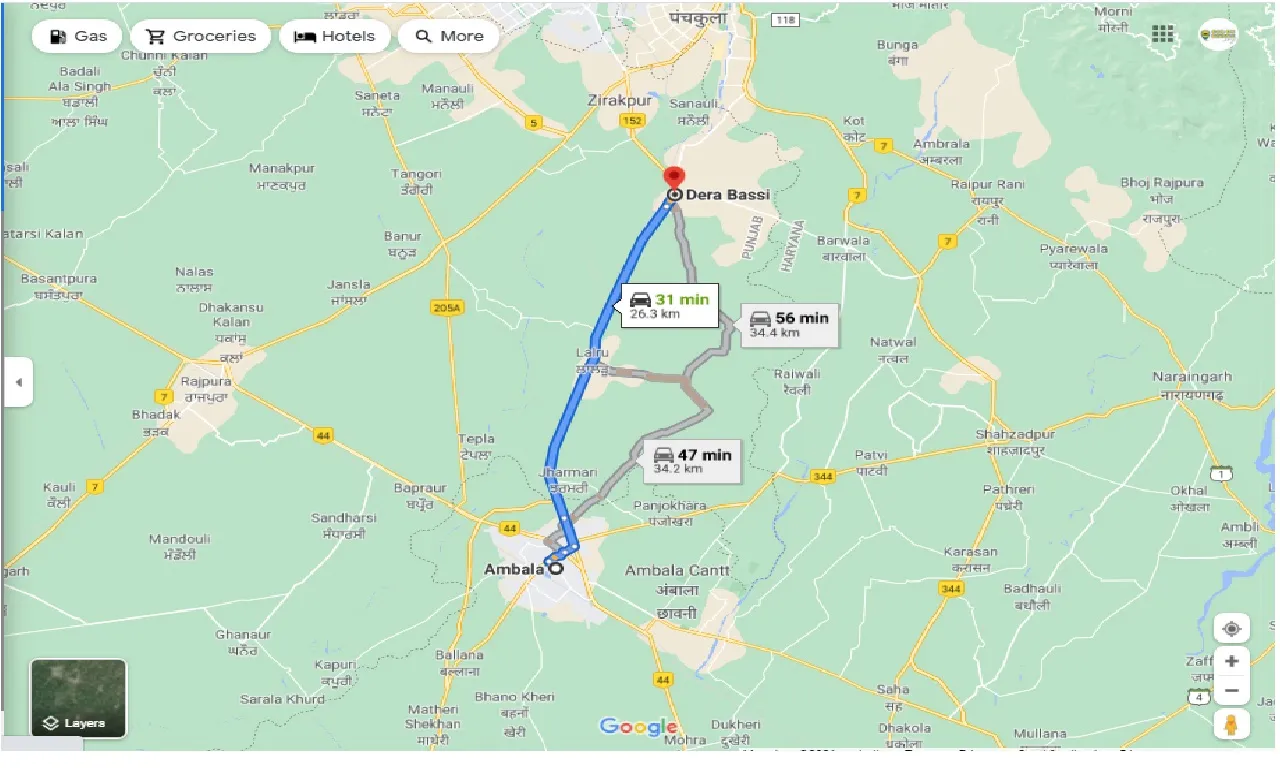 ambala-to-dera-bassi-round-trip