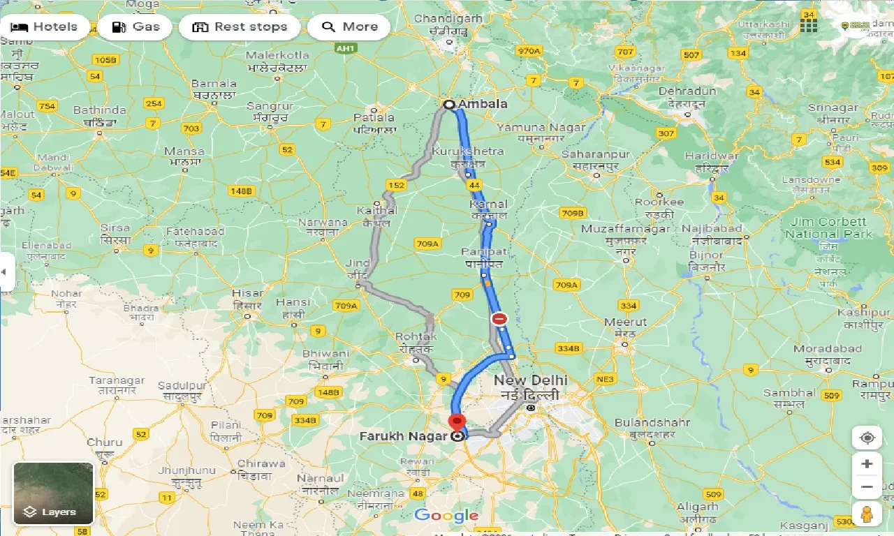 ambala-to-farukh-nagar-one-way