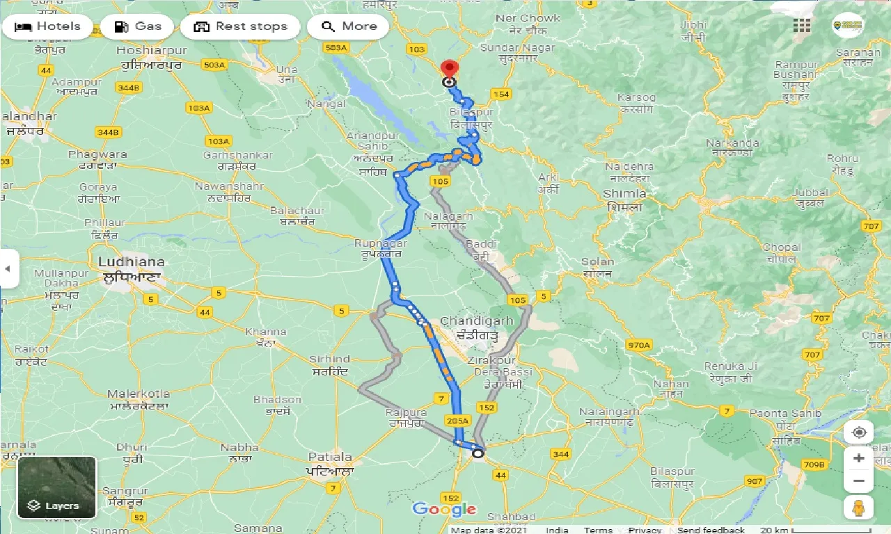 ambala-to-ghumarwin-one-way