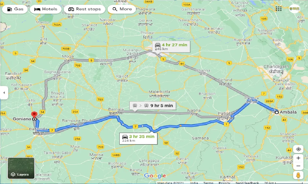 ambala-to-goniana-taxi
