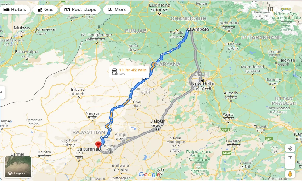ambala-to-jaitaran-one-way