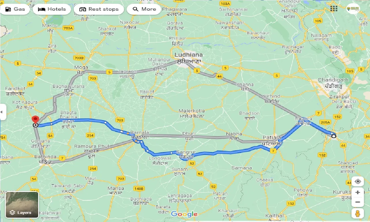 ambala-to-jaito-taxi