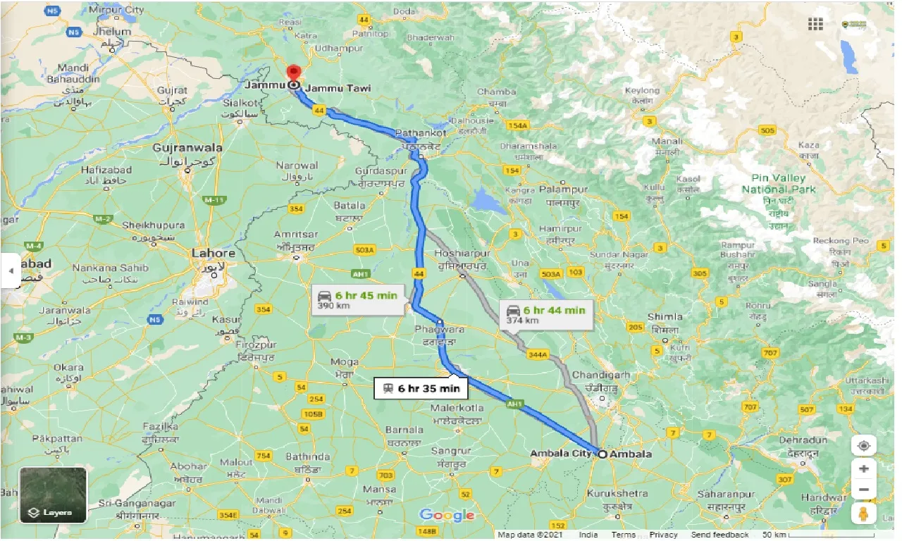 ambala-to-jammu-one-way