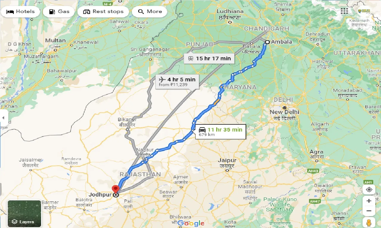 ambala-to-jodhpur-one-way