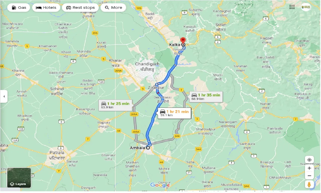 ambala-to-kalka-round-trip