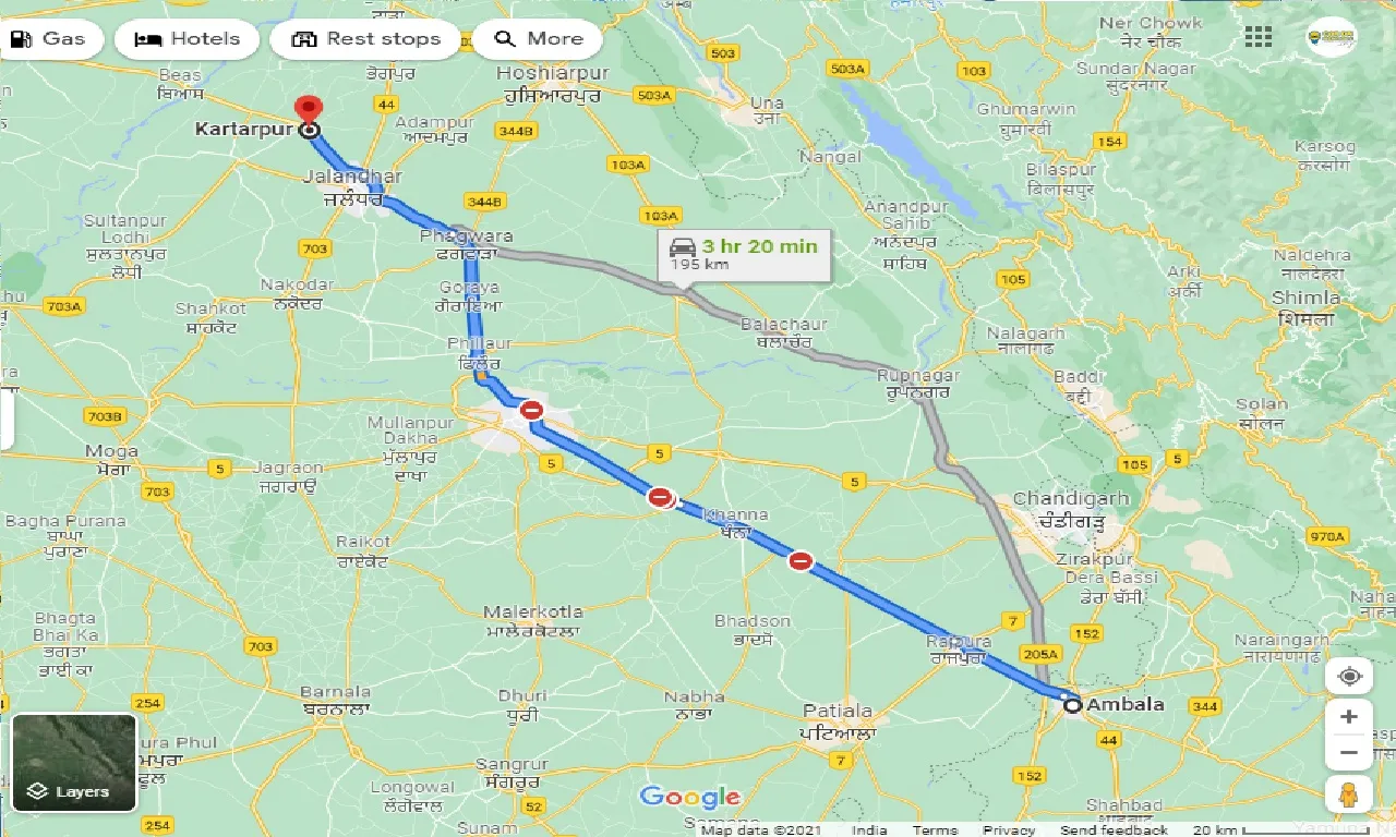 ambala-to-kartarpur-one-way