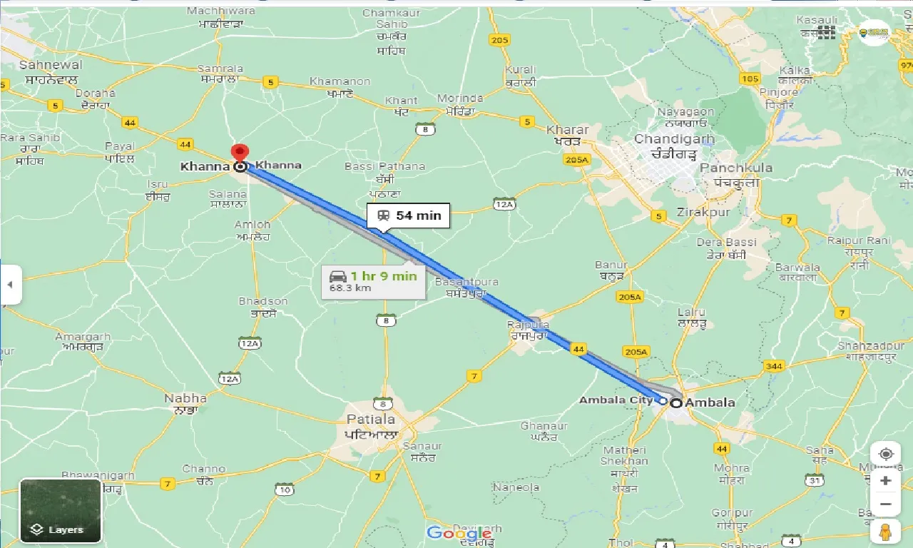 ambala-to-khanna-one-way