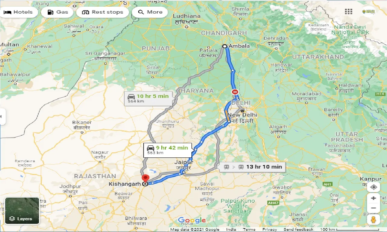 ambala-to-kishangarh-one-way