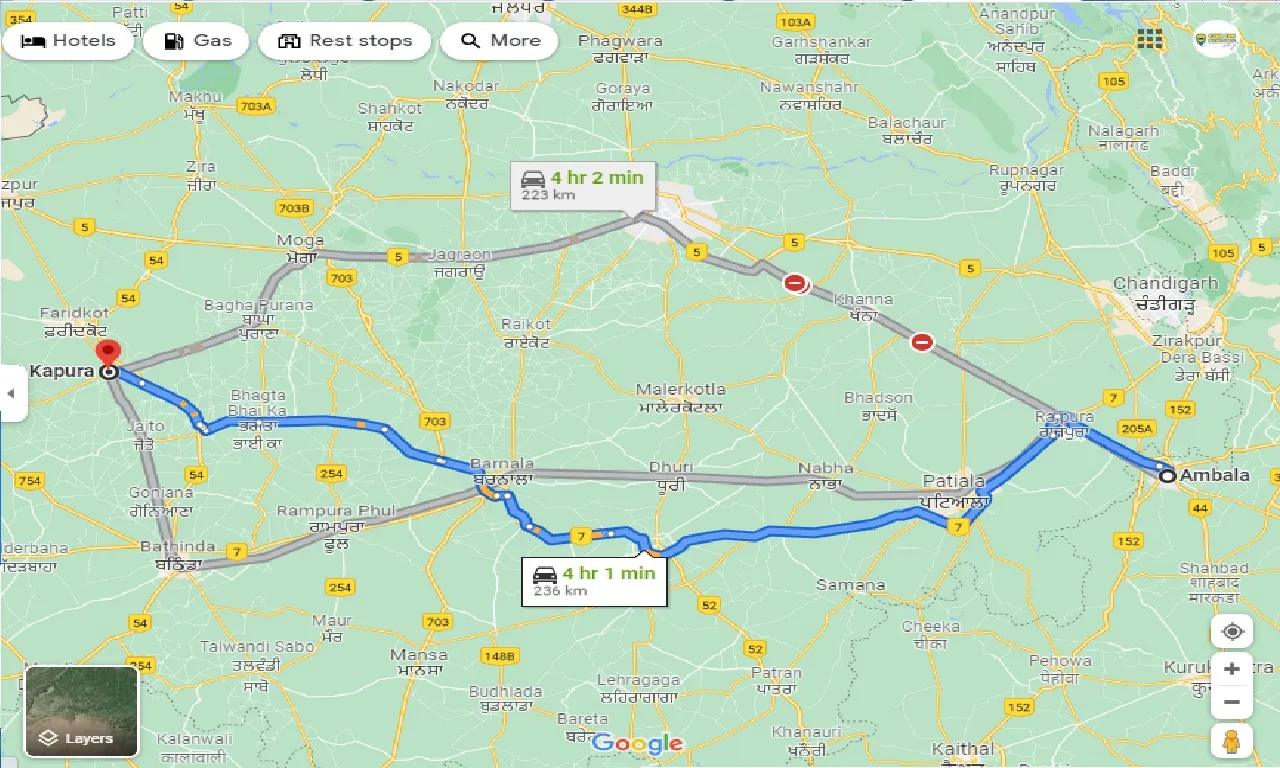 ambala-to-kot-kapura-taxi