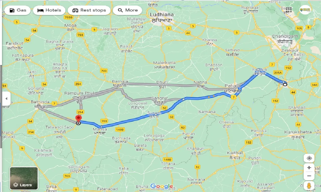 ambala-to-maur-taxi