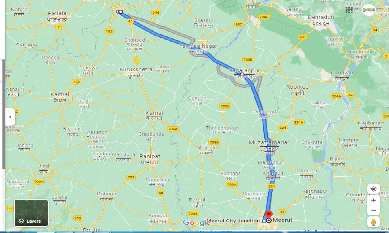 ambala-to-meerut-taxi