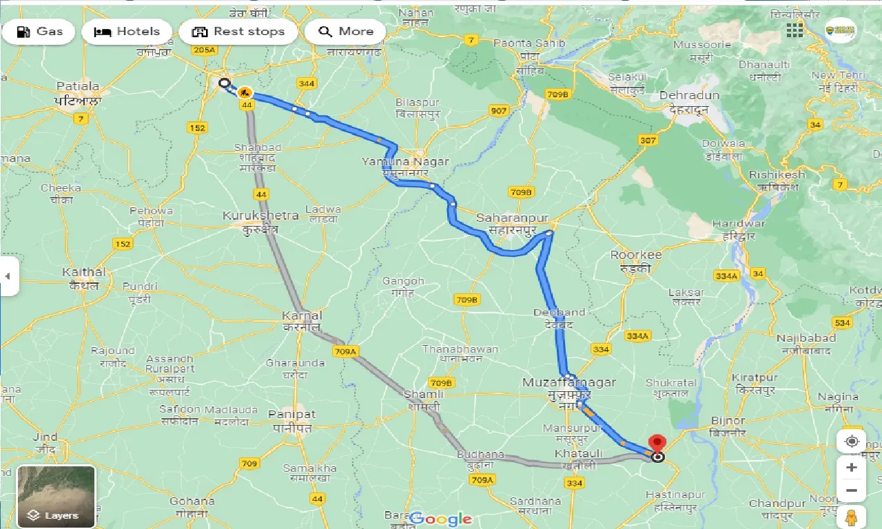 ambala-to-miranpur-taxi