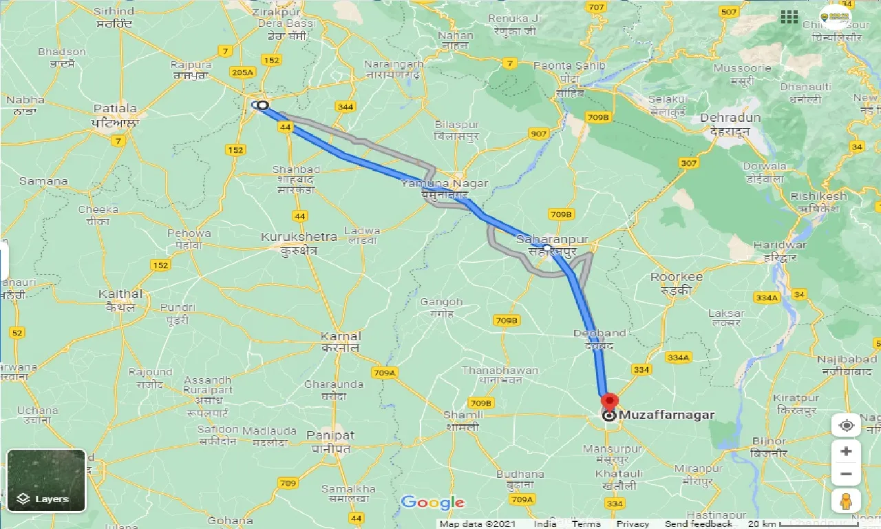 ambala-to-muzzafarnagar-taxi