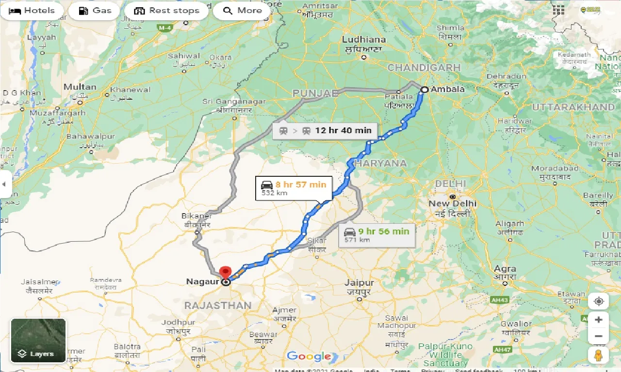 ambala-to-nagaur-one-way