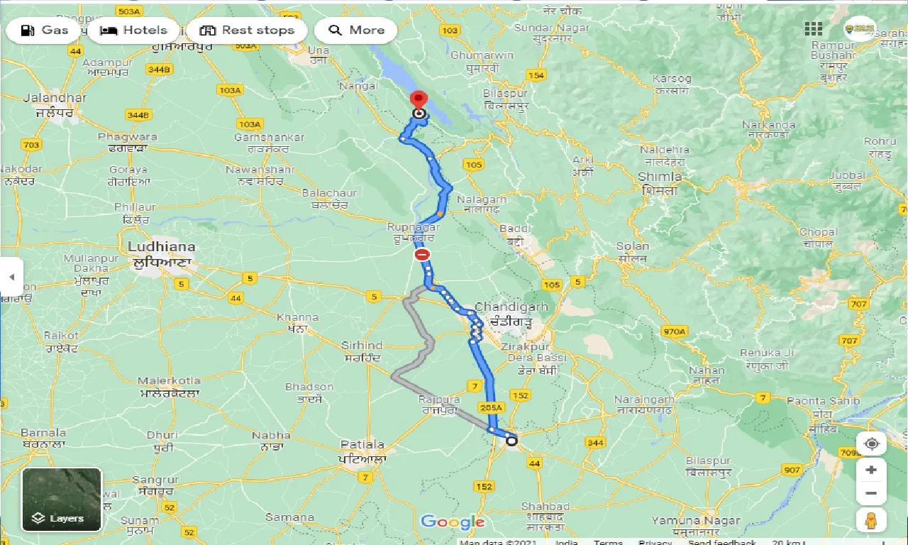 ambala-to-naina-devi-one-way