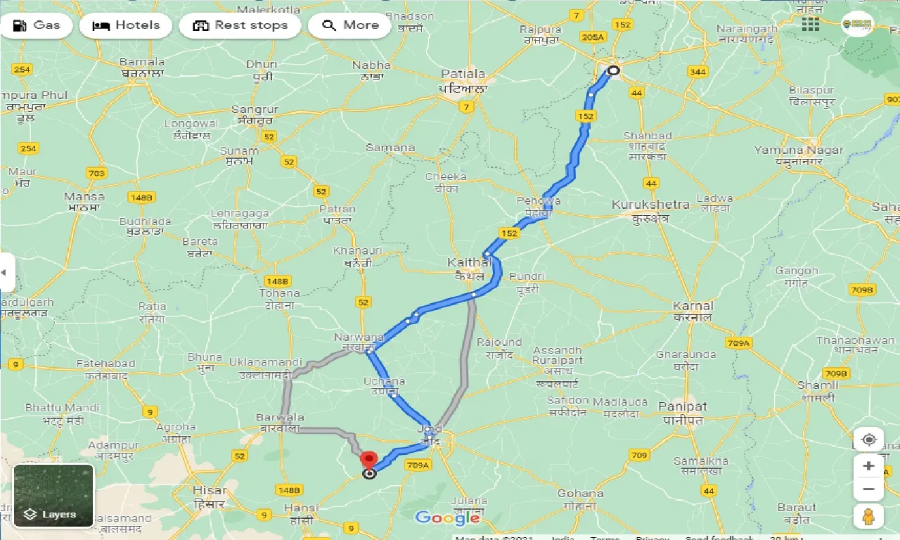 ambala-to-narnaund-one-way
