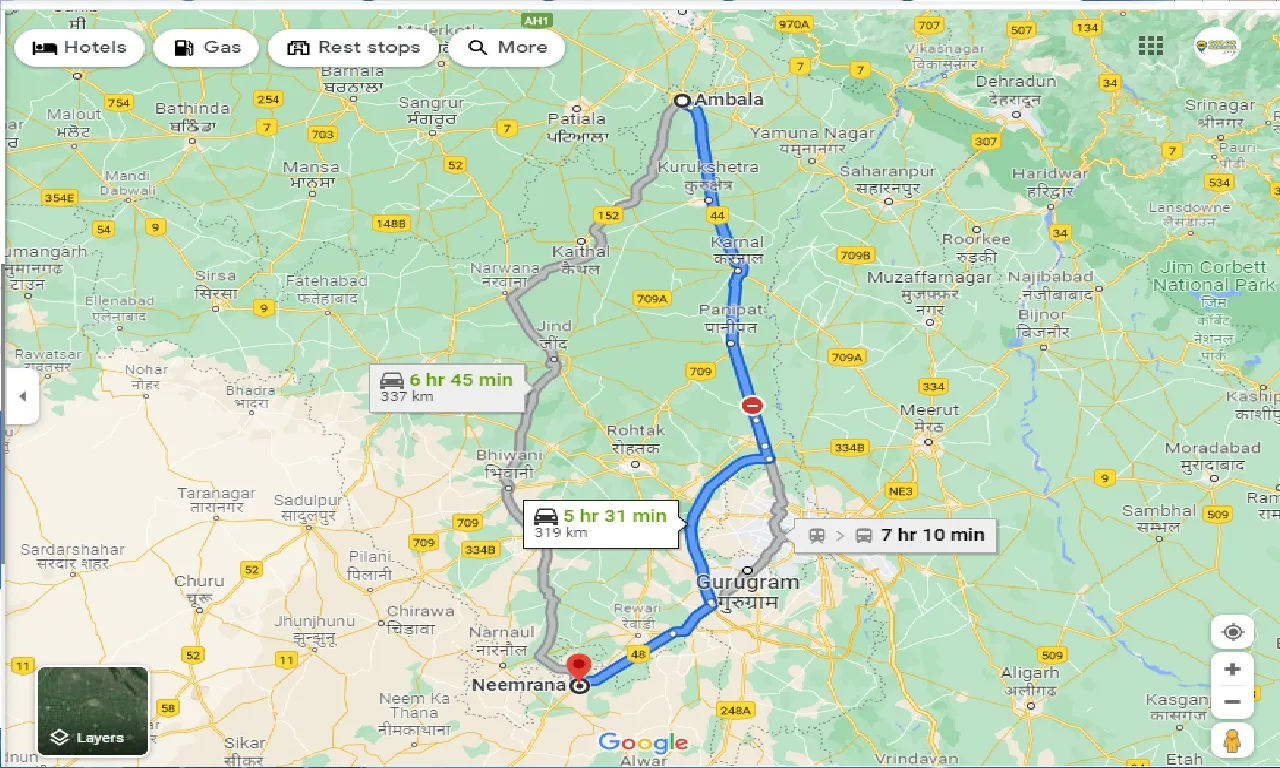 ambala-to-neemrana-taxi