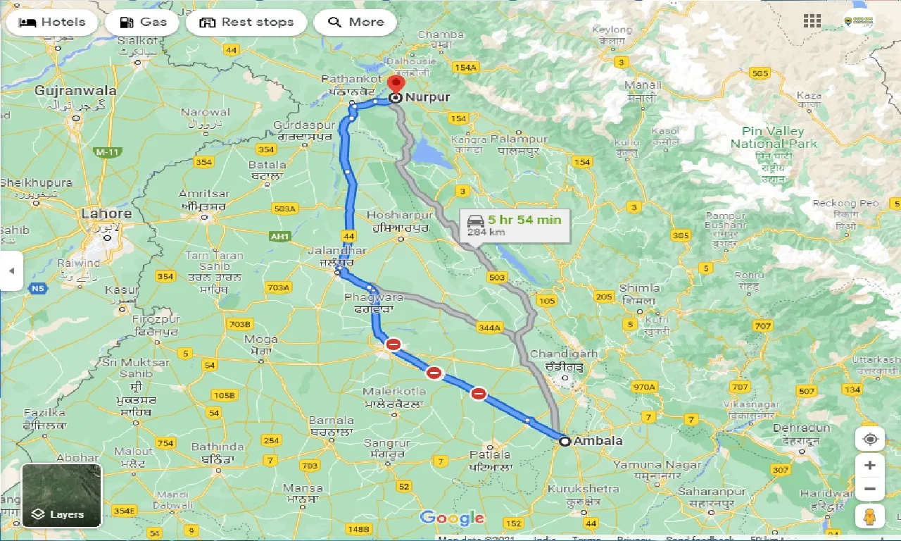 ambala-to-nurpur-taxi