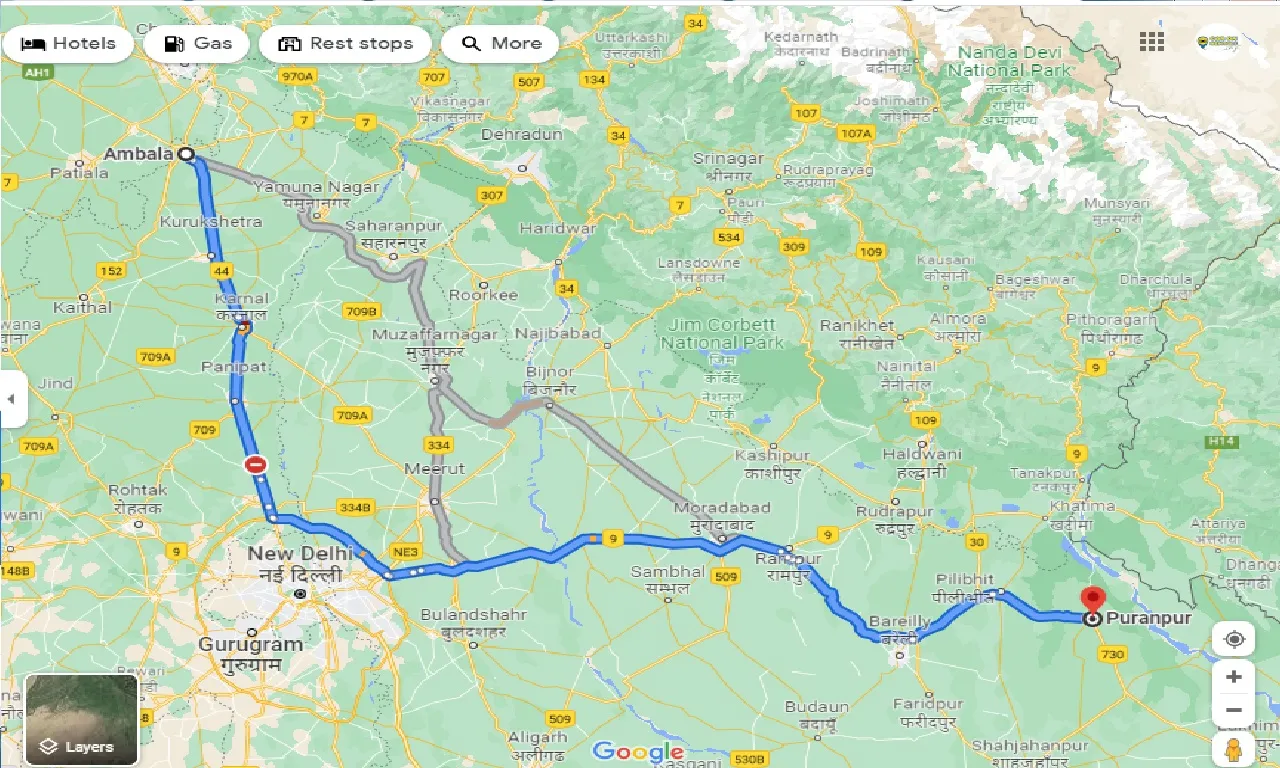 ambala-to-puranpur-one-way