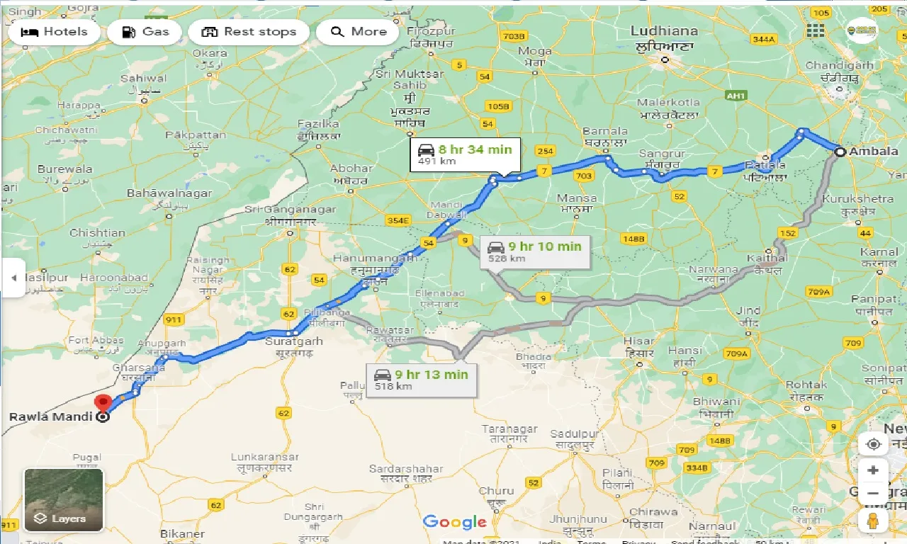 ambala-to-rawla-mandi-taxi