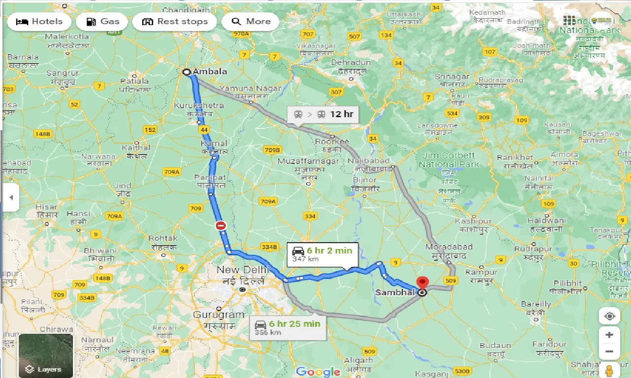 ambala-to-sambhal-one-way