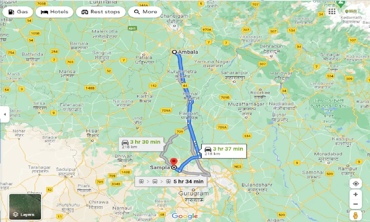 ambala-to-sampla-one-way