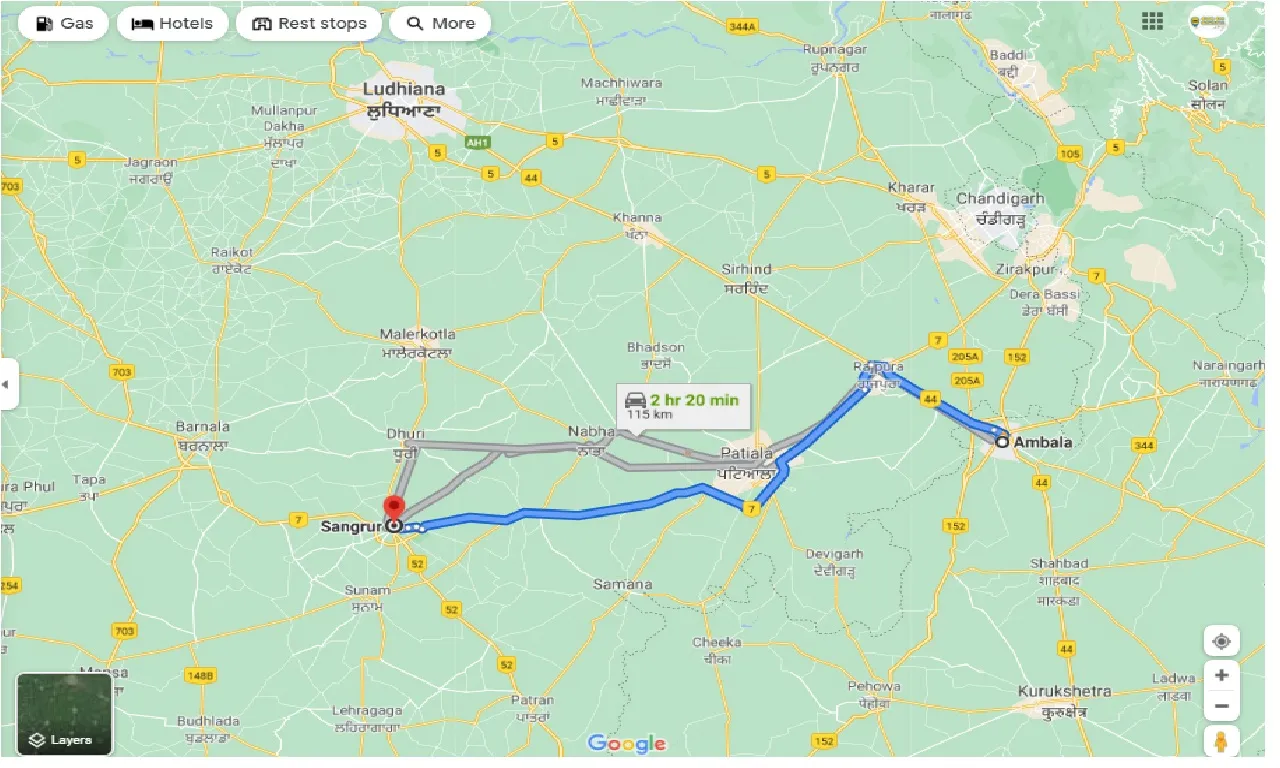 ambala-to-sangrur-one-way