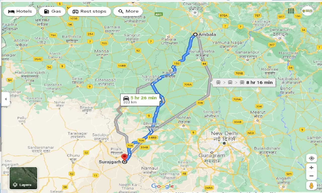 ambala-to-surajgarh-taxi
