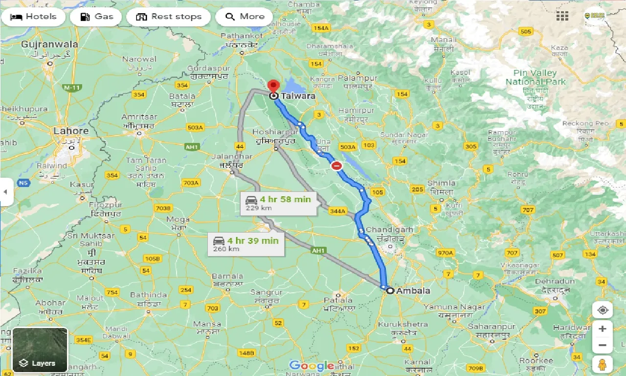 ambala-to-talwara-taxi