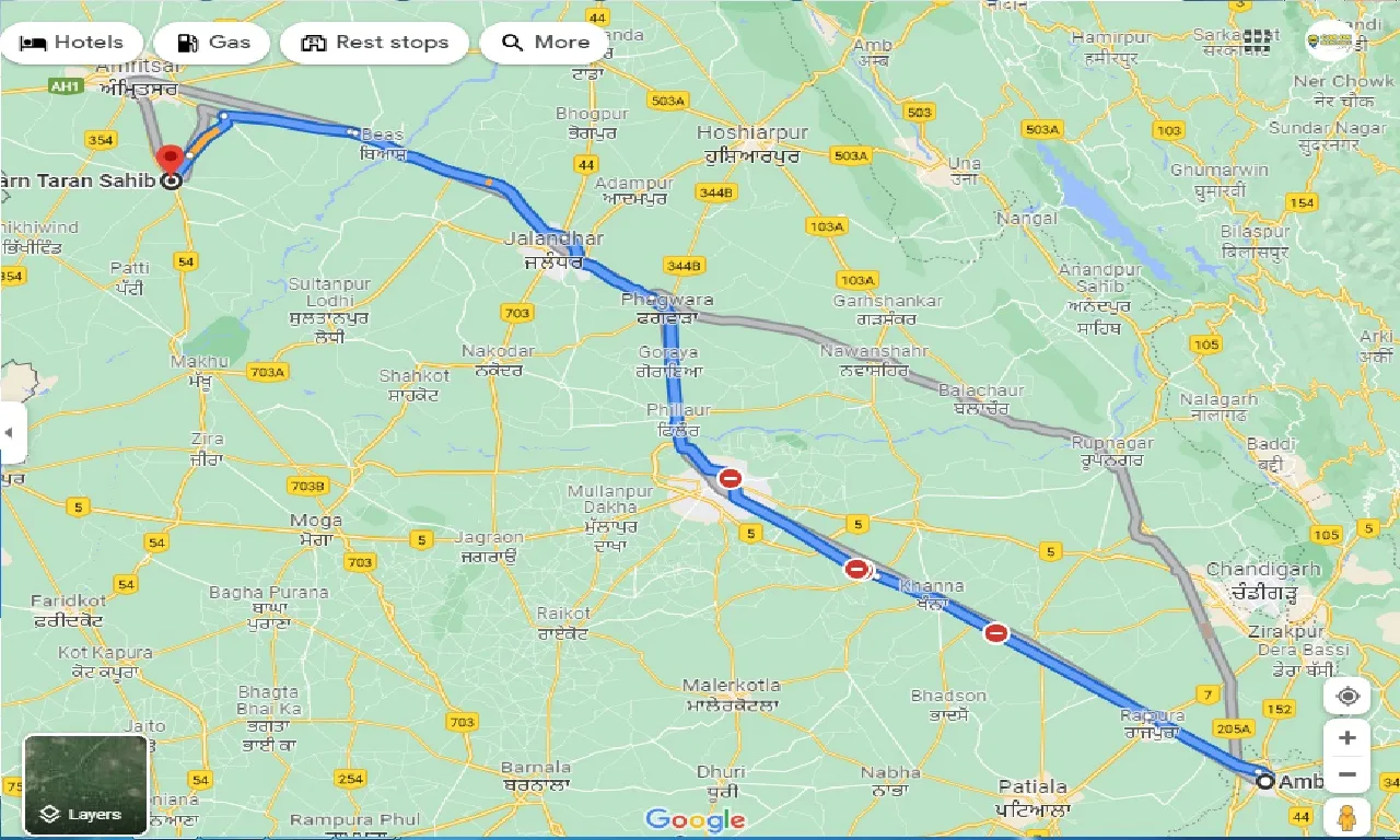 ambala-to-tarn-taran-sahib-taxi