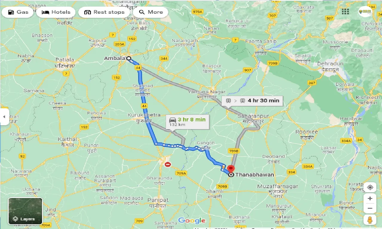 ambala-to-thanabhawan-taxi