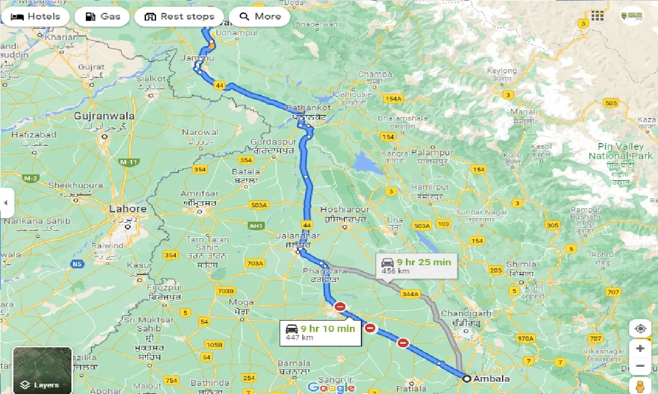 ambala-to-vaishno-devi-temple-taxi