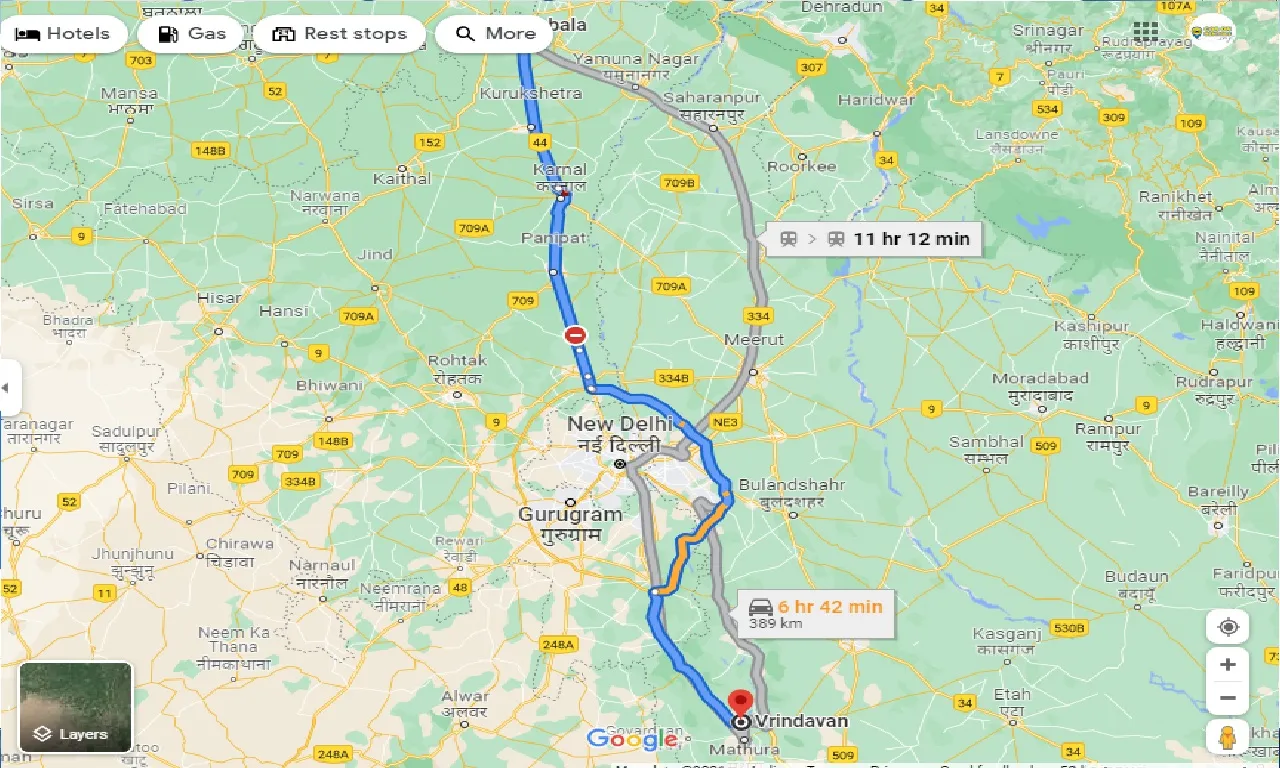 ambala-to-vrindavan-taxi