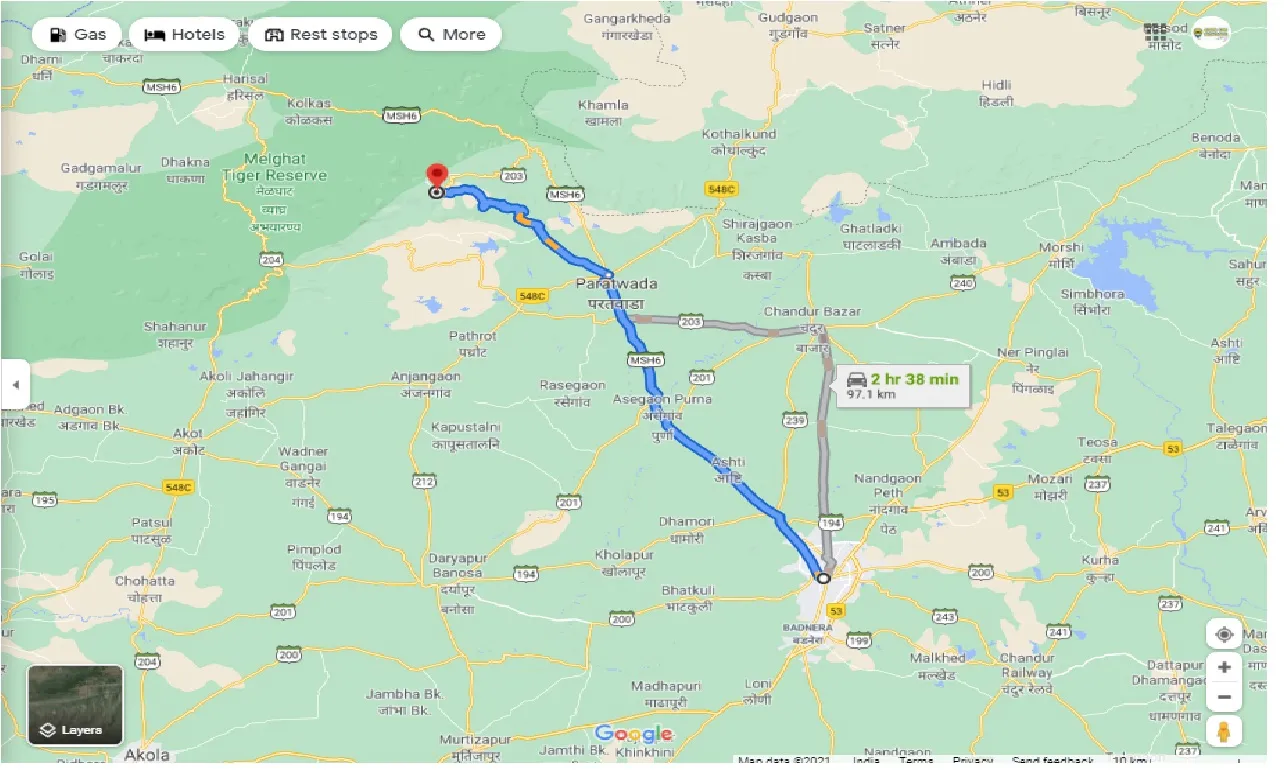 amravati-to-chikhaldara-round-trip