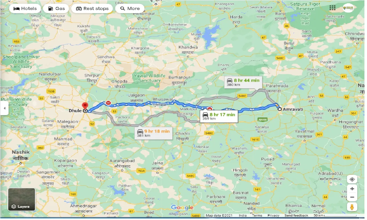 amravati-to-dhule-one-way