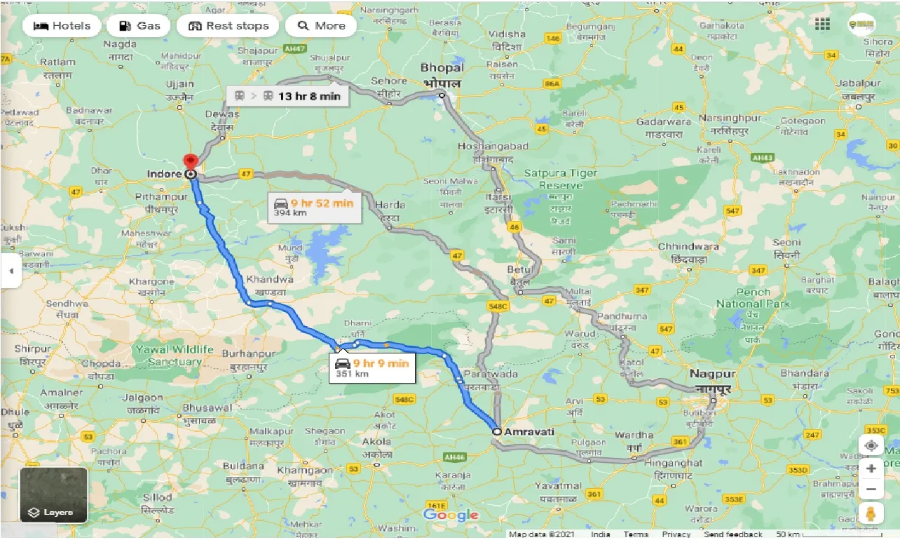 amravati-to-indore-round-trip