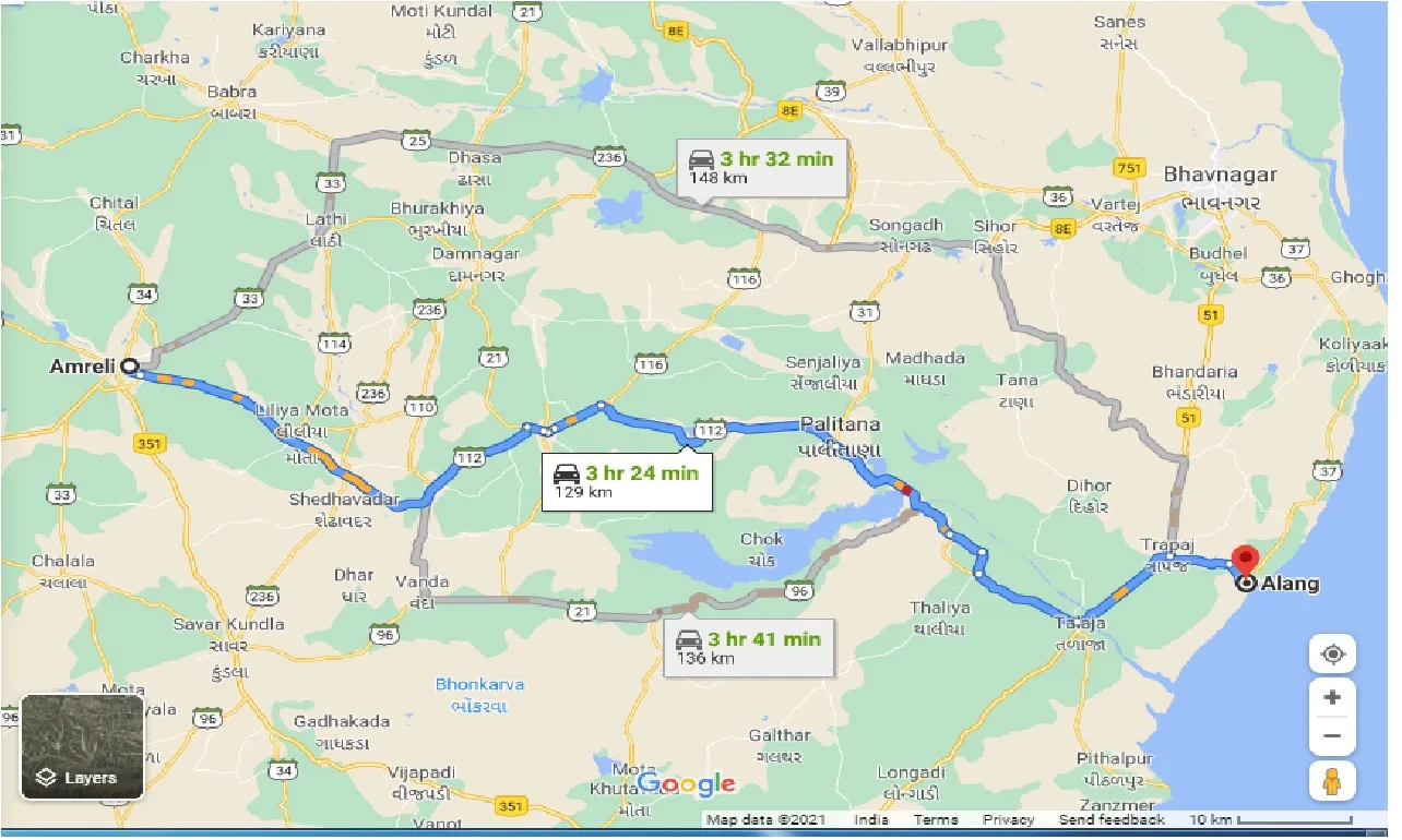 amreli-to-alang-taxi