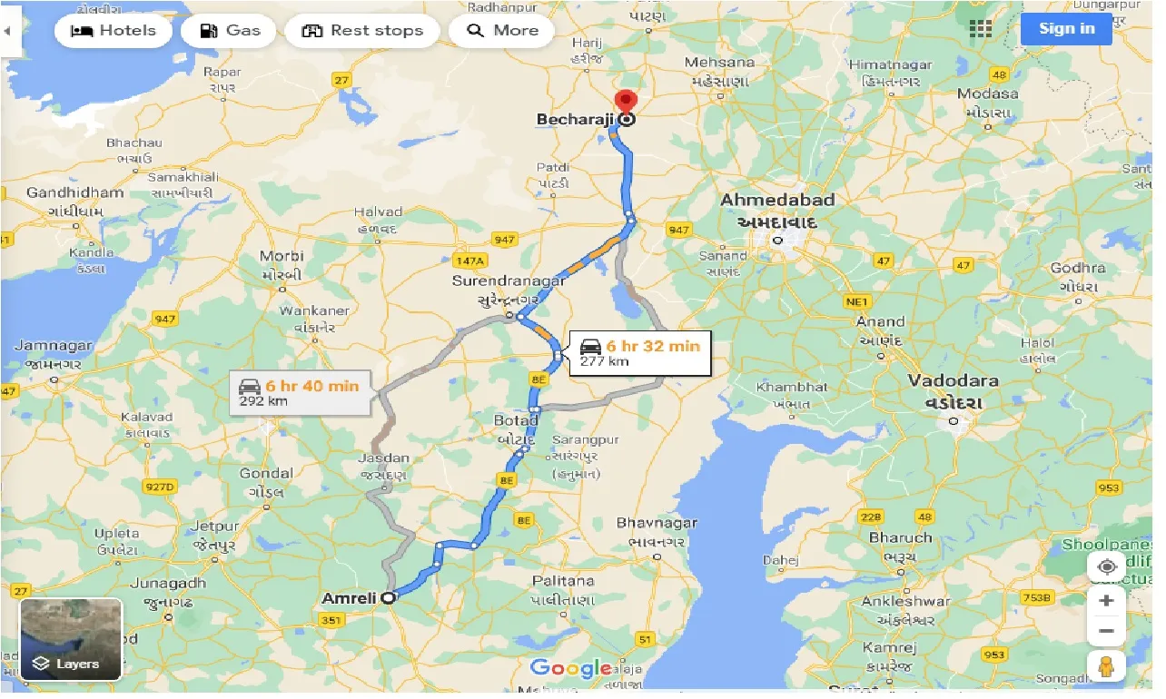 amreli-to-becharaji-taxi