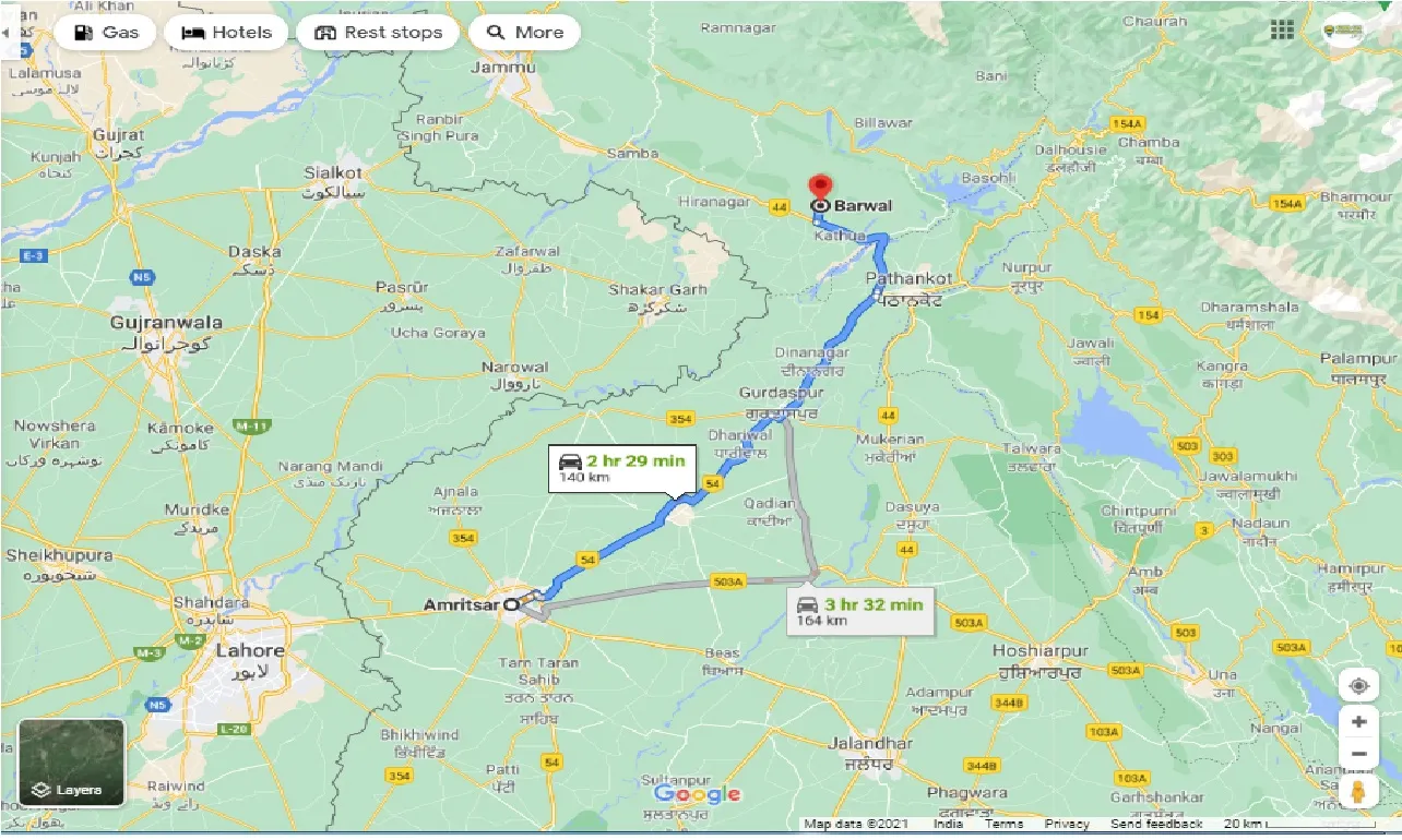amritsar-to-barwal-one-way