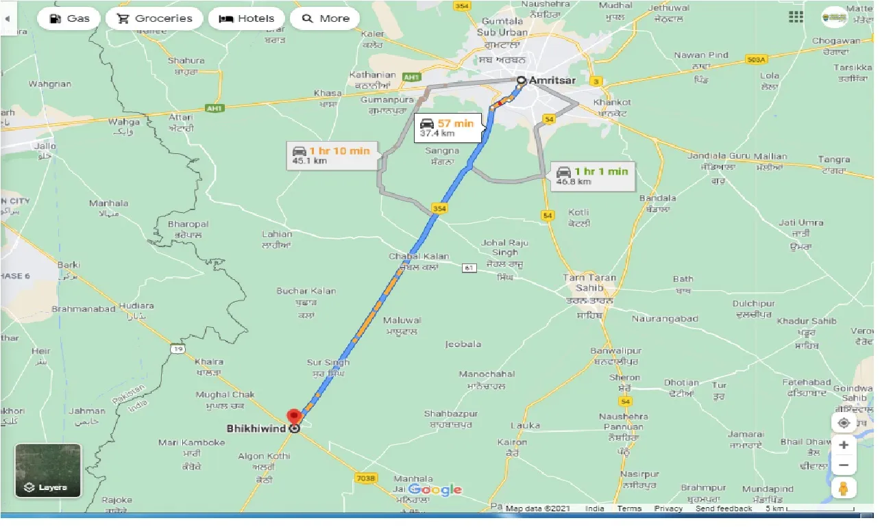 amritsar-to-bhikhiwind-taxi