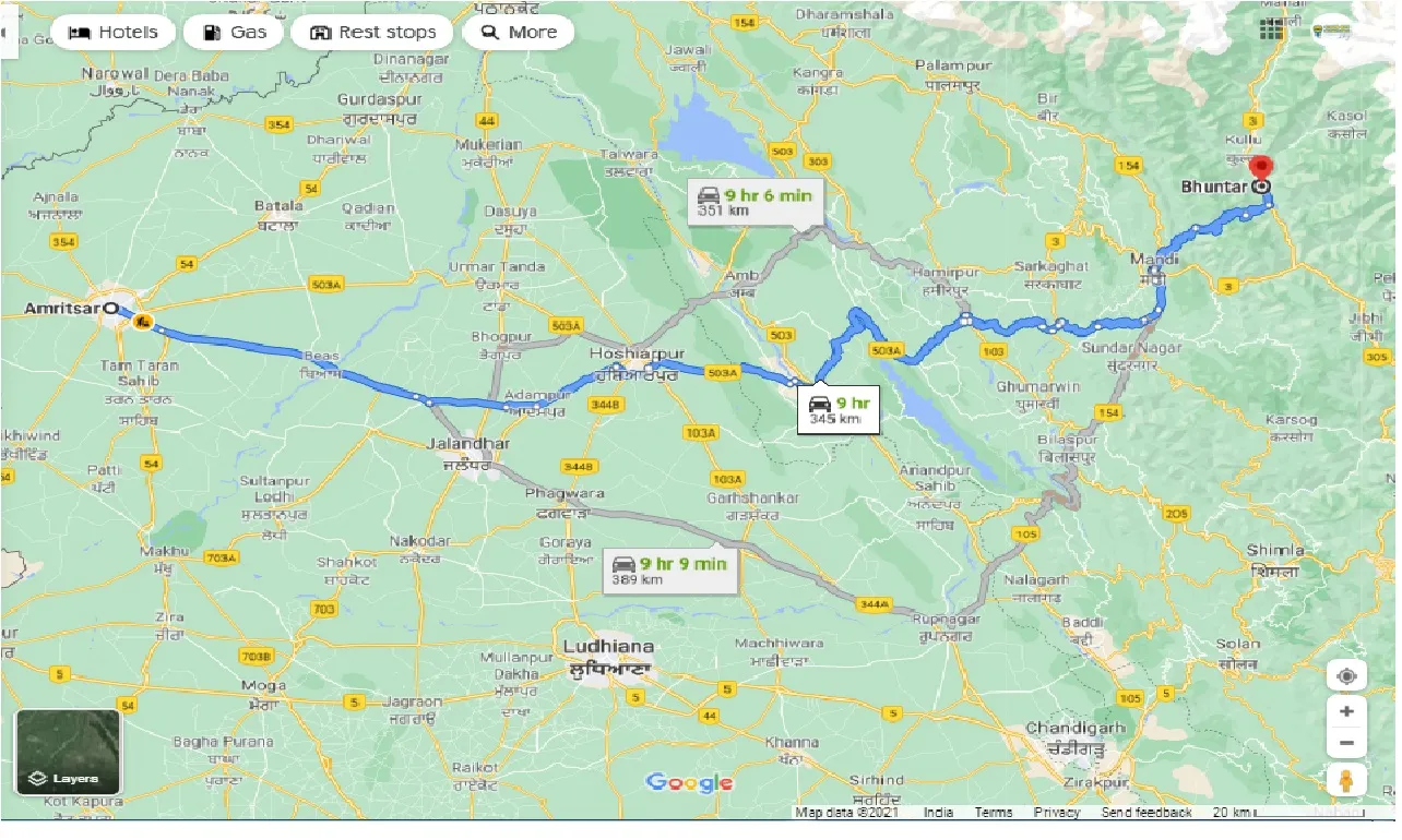 amritsar-to-bhuntar-one-way