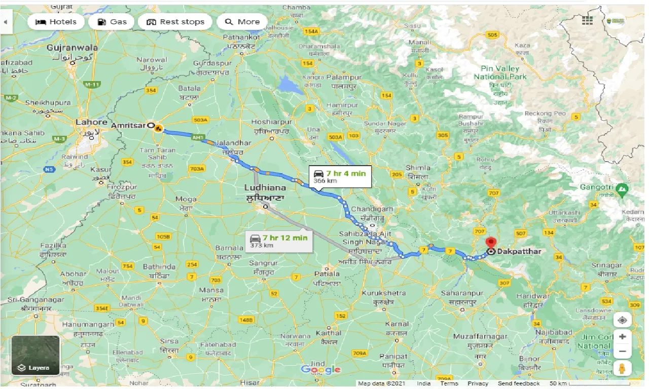 amritsar-to-dakpatthar-one-way