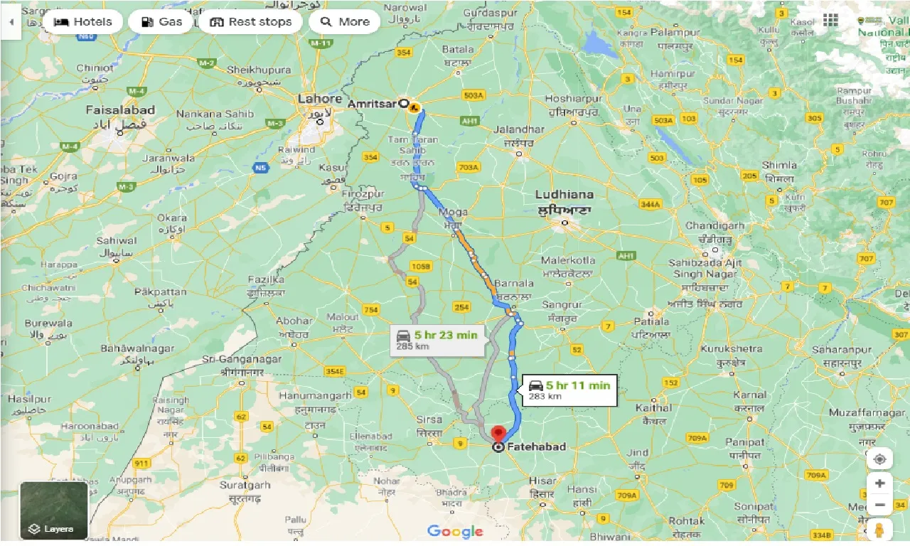 amritsar-to-fatehabad-one-way