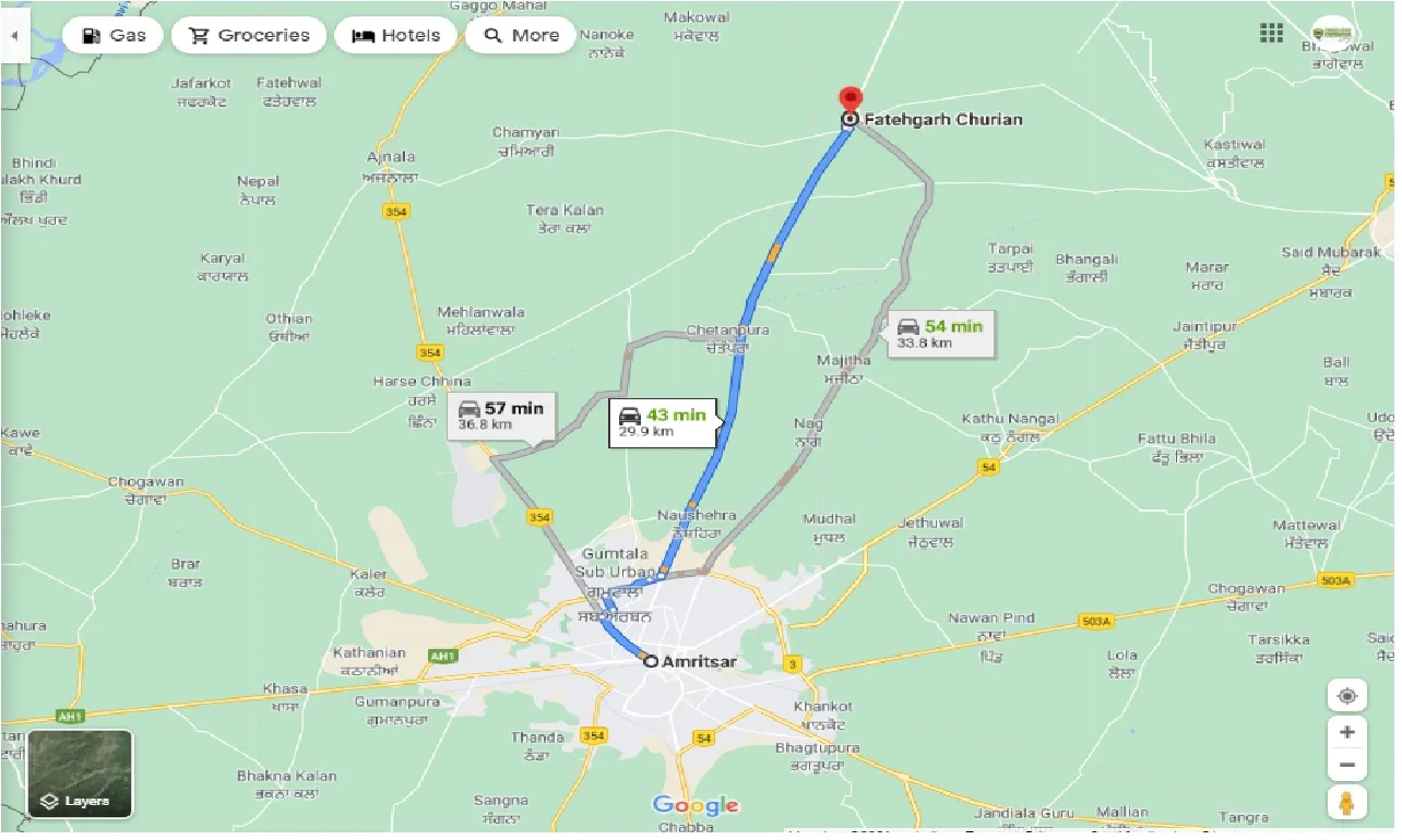 amritsar-to-fatehgarh-churian-one-way
