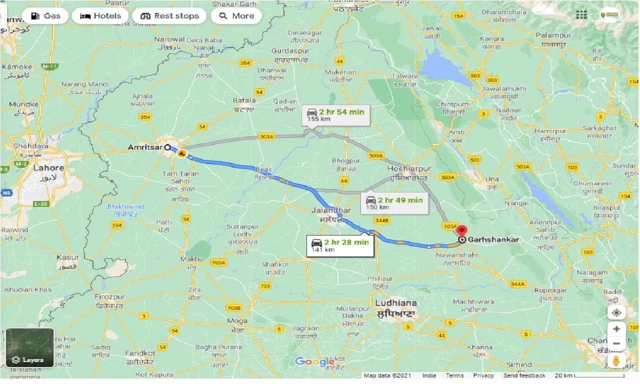 amritsar-to-garhshankar-taxi