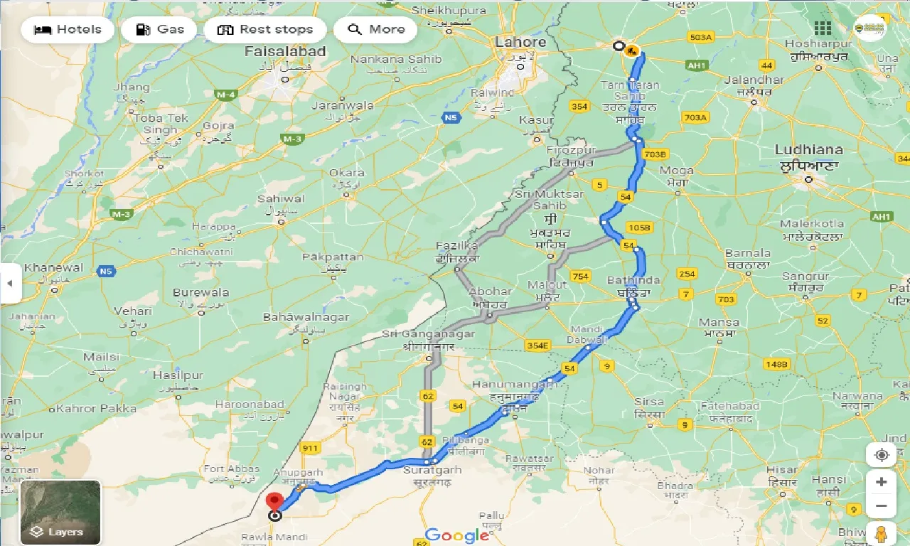 amritsar-to-gharsana-one-way