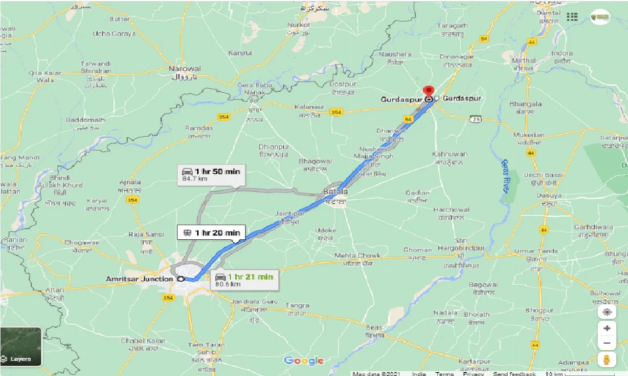 amritsar-to-gurdaspur-one-way