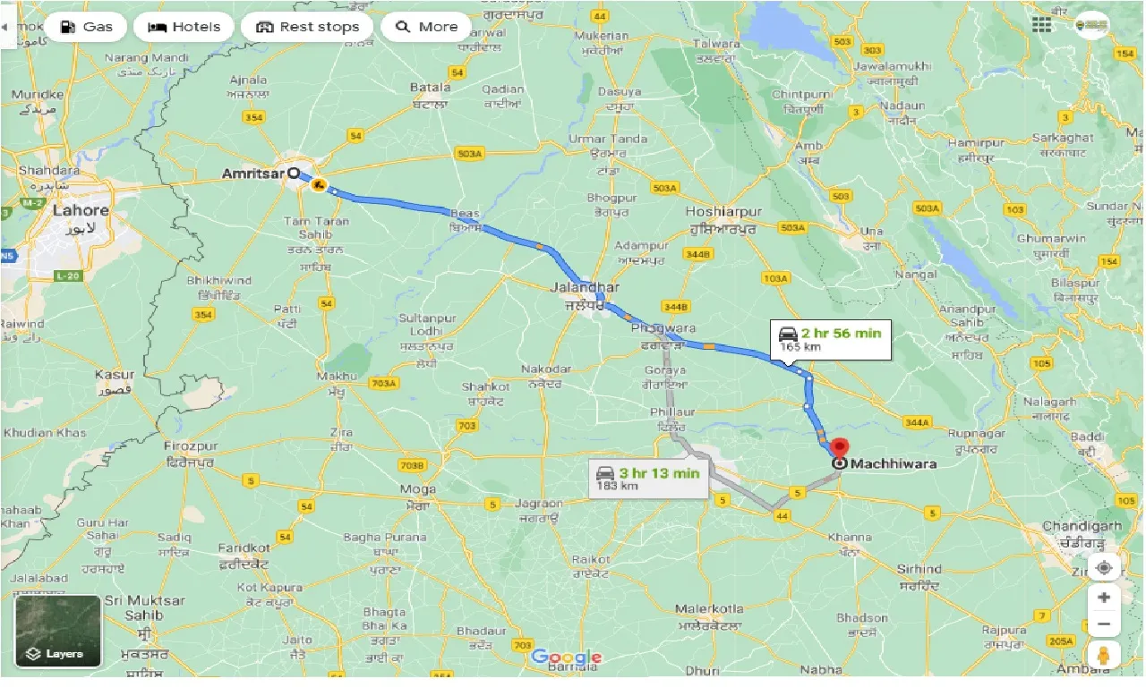 amritsar-to-machhiwara-one-way