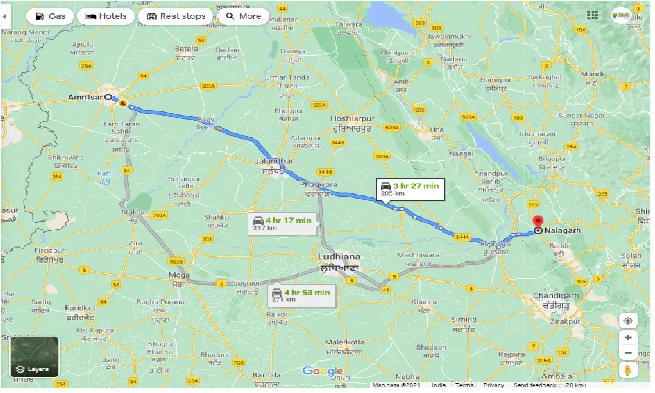 amritsar-to-nalagarh-taxi